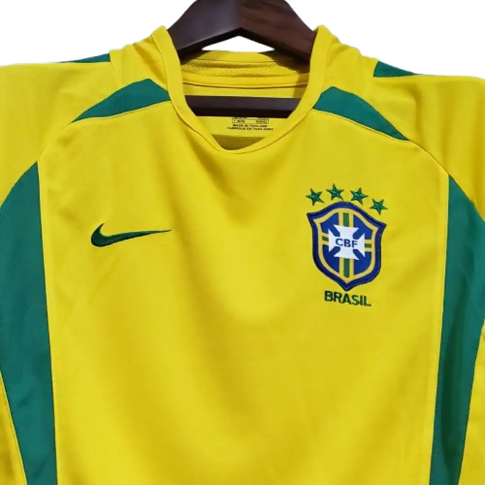 Camisa Retrô Seleção Brasileira 2002/03 Home