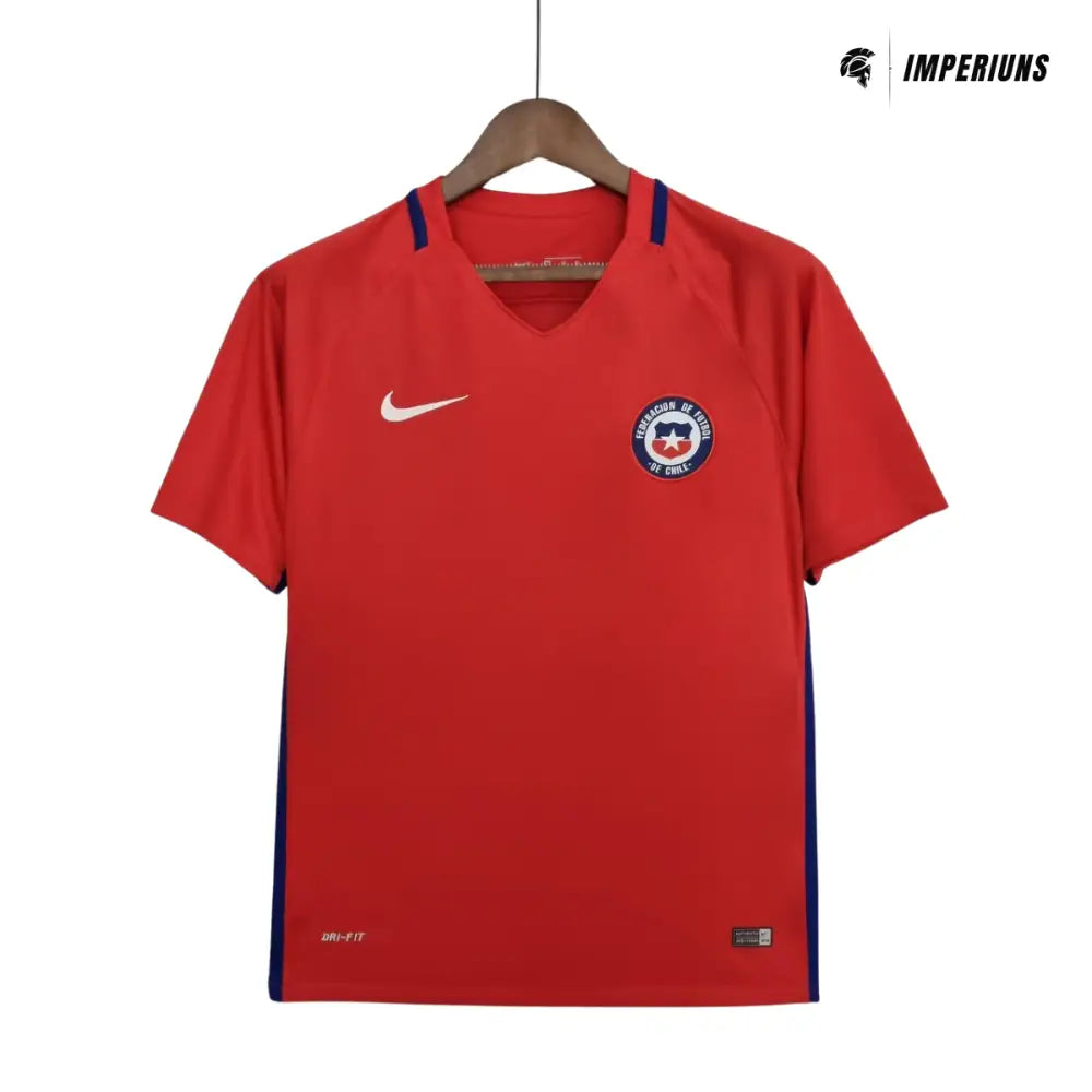 Camisa Retrô Seleção Chile 2016/17 Home Camisas de Futebol