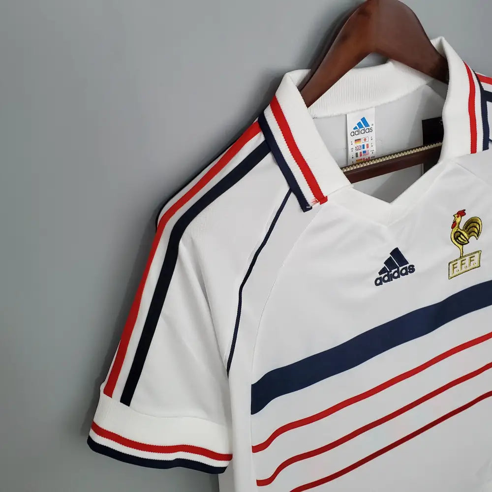 Camisa Retrô Seleção França 1998/98 Away Camisas de Futebol