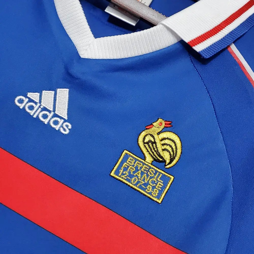 Camisa Retrô Seleção França 1998/98 Home Camisas de Futebol