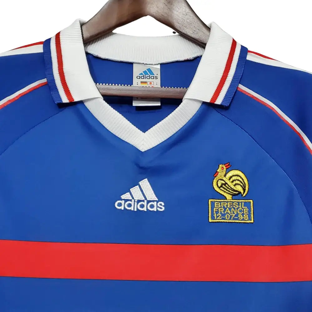 Camisa Retrô Seleção França 1998/98 Home Camisas de Futebol