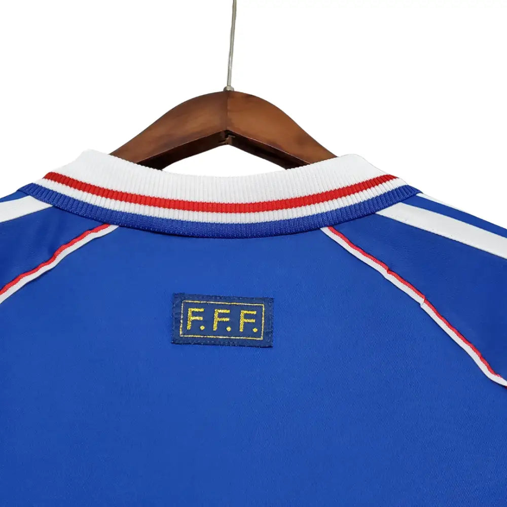 Camisa Retrô Seleção França 1998/98 Home Camisas de Futebol
