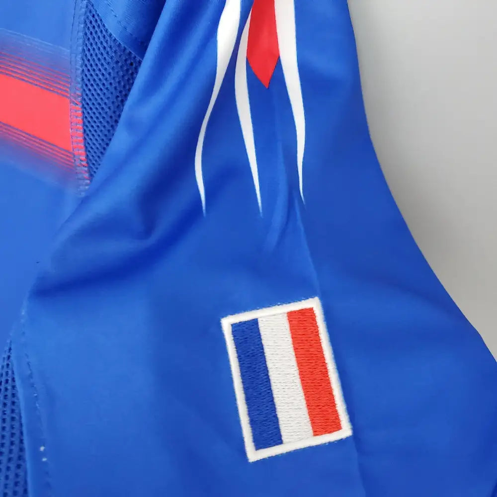 Camisa Retrô Seleção França 2004/04 Home Camisas de Futebol