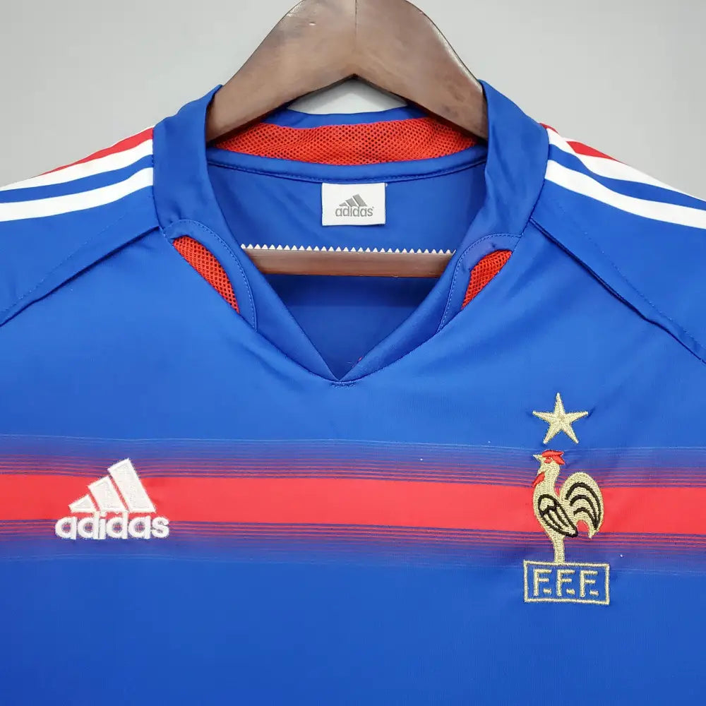 Camisa Retrô Seleção França 2004/04 Home Camisas de Futebol