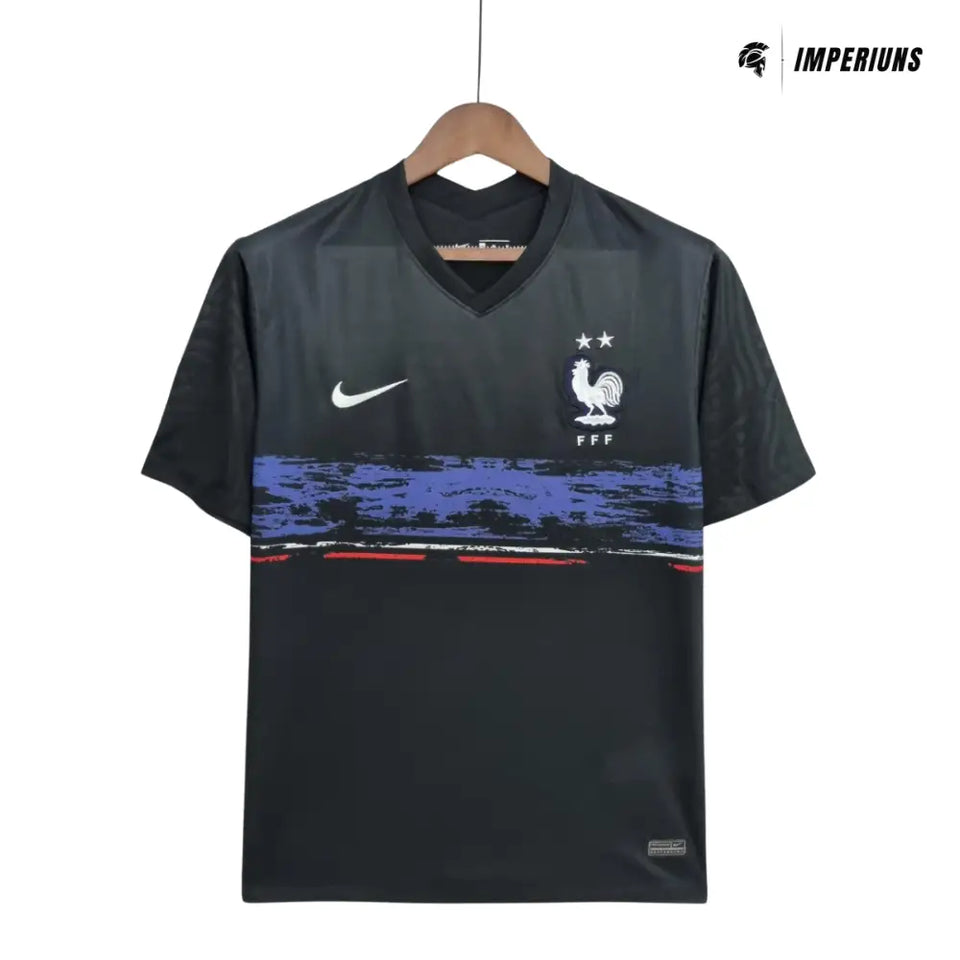 Camisa Retrô Seleção França 2020/22 Away Camisas de Futebol