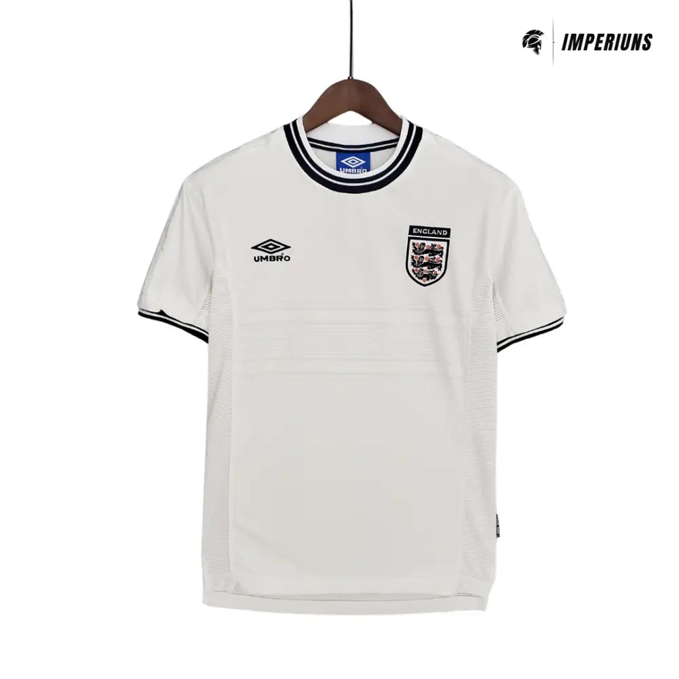 Camisa Retrô Seleção Inglaterra 2000/00 Home Camisas de Futebol