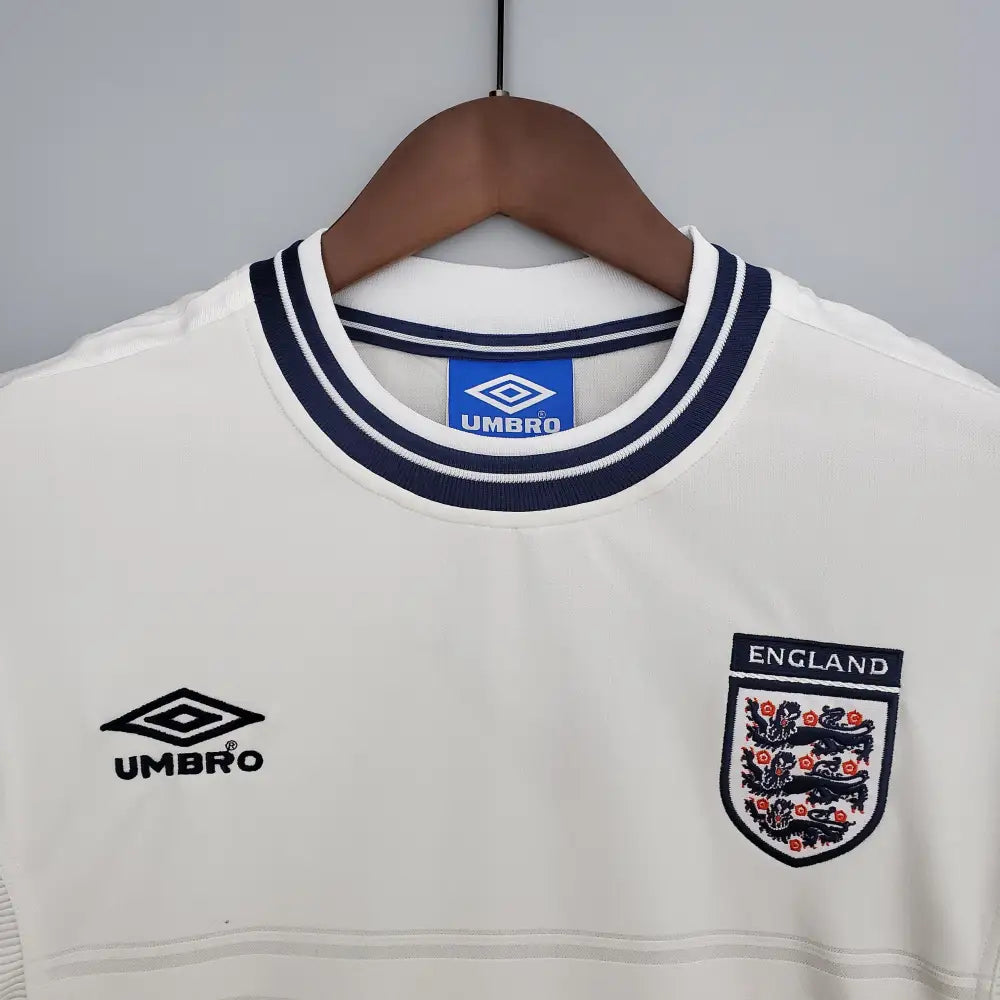 Camisa Retrô Seleção Inglaterra 2000/00 Home Camisas de Futebol