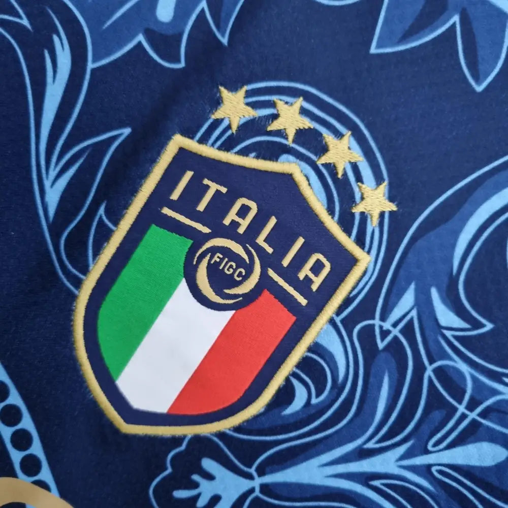 Camisa Retrô Seleção Itália 2020/22 Edição Especial Versace Camisas de Futebol