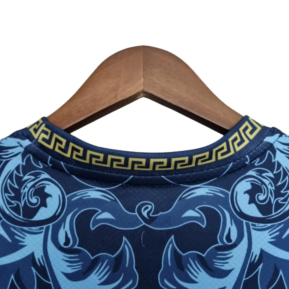 Camisa Retrô Seleção Itália 2020/22 Edição Especial Versace Camisas de Futebol