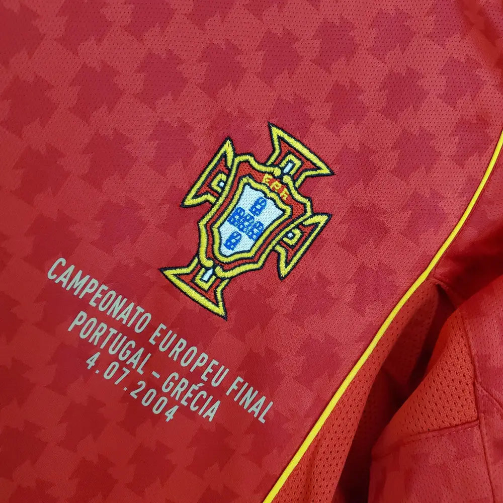 Camisa Retrô Seleção Portugal 2004/04 Home Camisas de Futebol