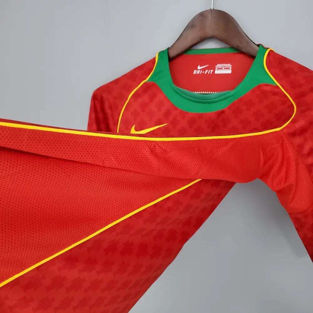 Camisa Retrô Seleção Portugal 2004/04 Home Camisas de Futebol