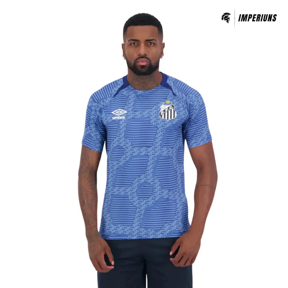 Camisa Santos Aquecimento 2024/25 Camisas de Futebol