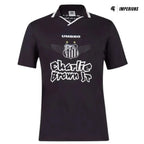 Camisa Santos Charlie Brown JR Preta Camisas de Futebol