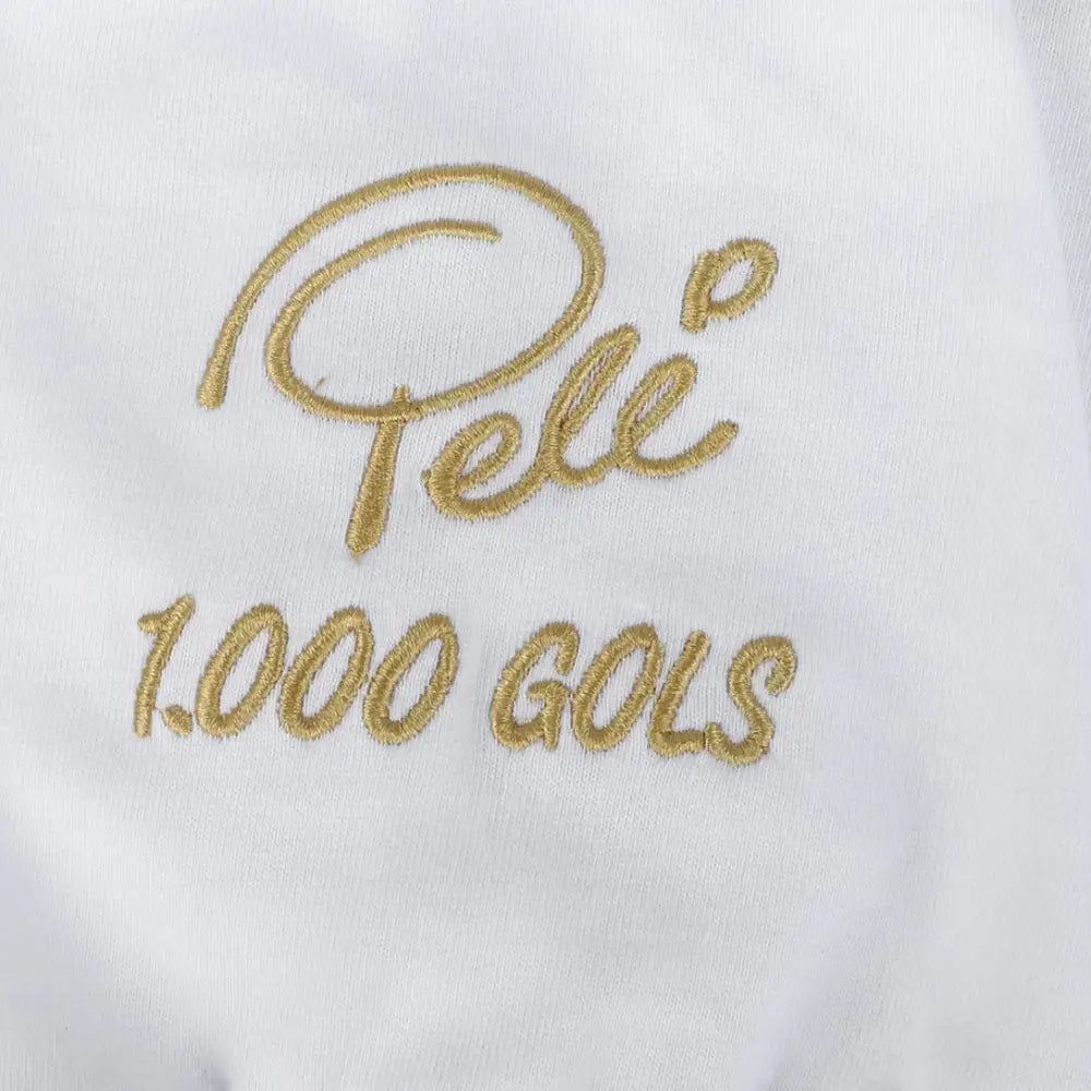 Camisa Santos Pelé Athleta Comemorativa 1000 Gols Branca Camisas de Futebol